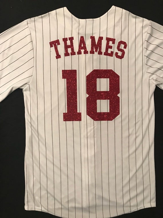 Baseball Jersey Personalized with Last 