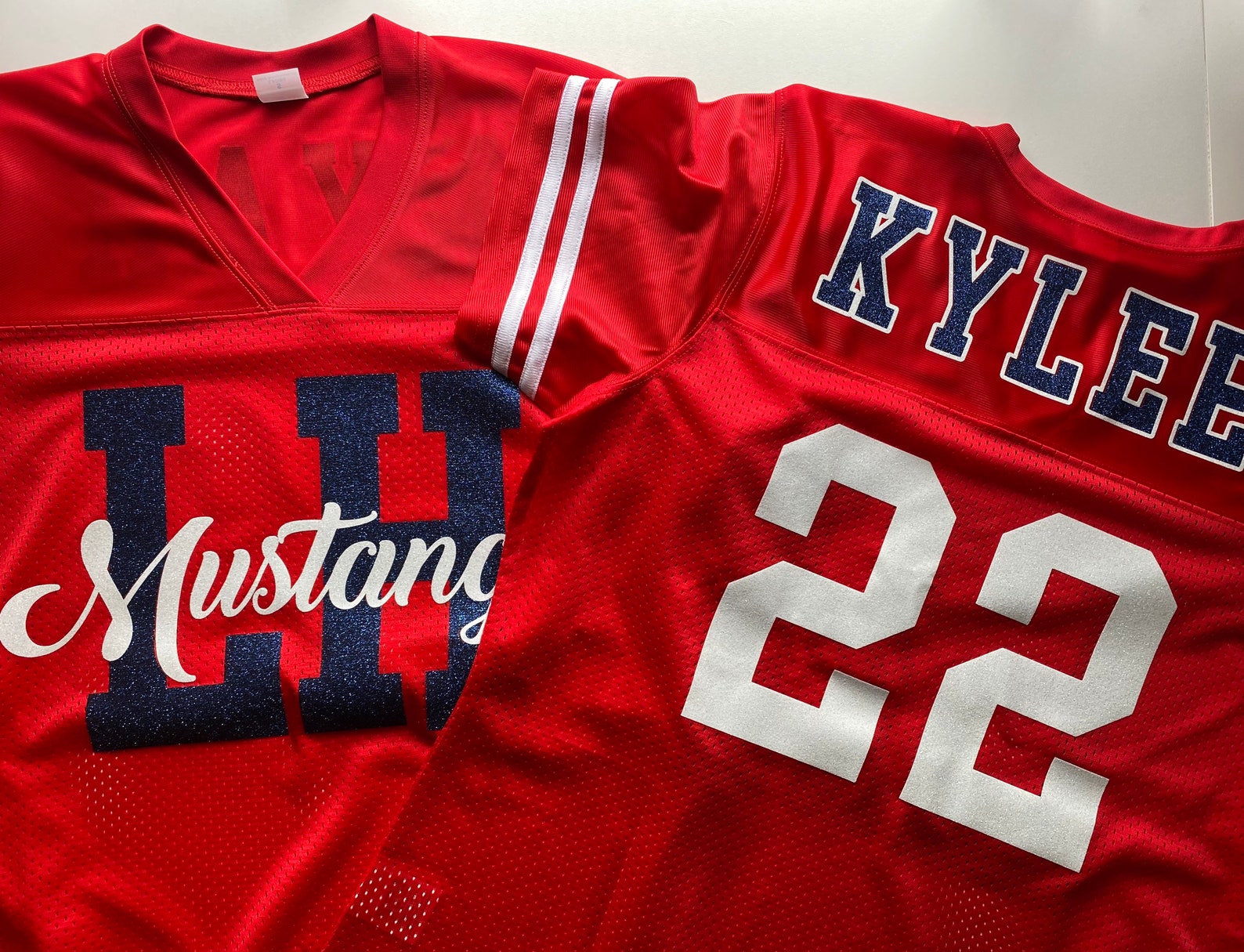 Personalized Women's Football Jersey Team Letter and Etsy