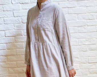 Pattern/No.118 Standing Collar Dress