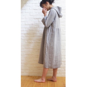 LINNET Pattern / No.120 Hoodie-Kleid