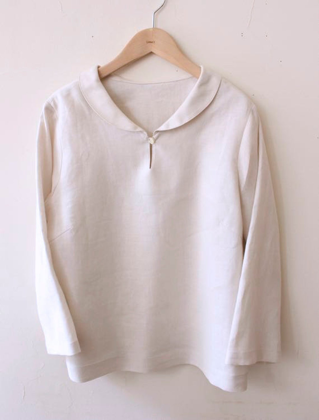 トップス little suzie Linen Gather Collar Blouse little $uzie - little suzie Linen Gather Collar Blouseの通販
