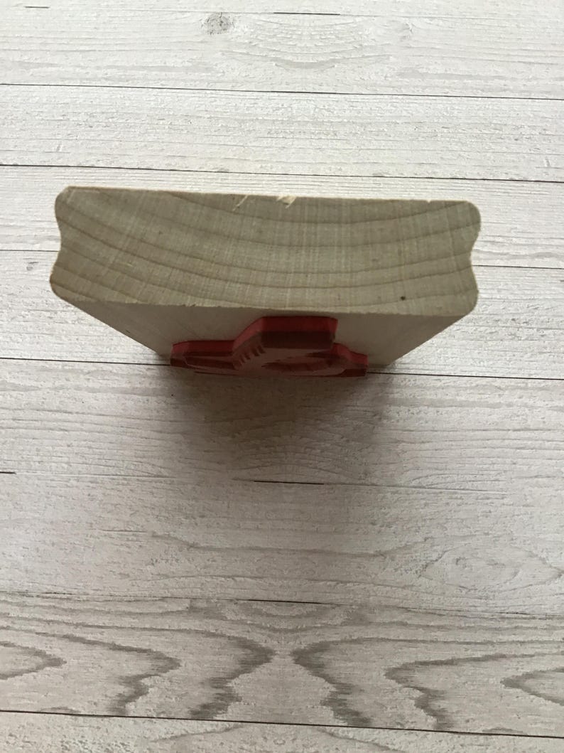 Timbro montato su legno vintage/ritirato Posh Impressions/Rubber Stampede Palm Tree immagine 6