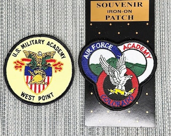 United States Military Academy Patches Emblems: West Point, Air Force