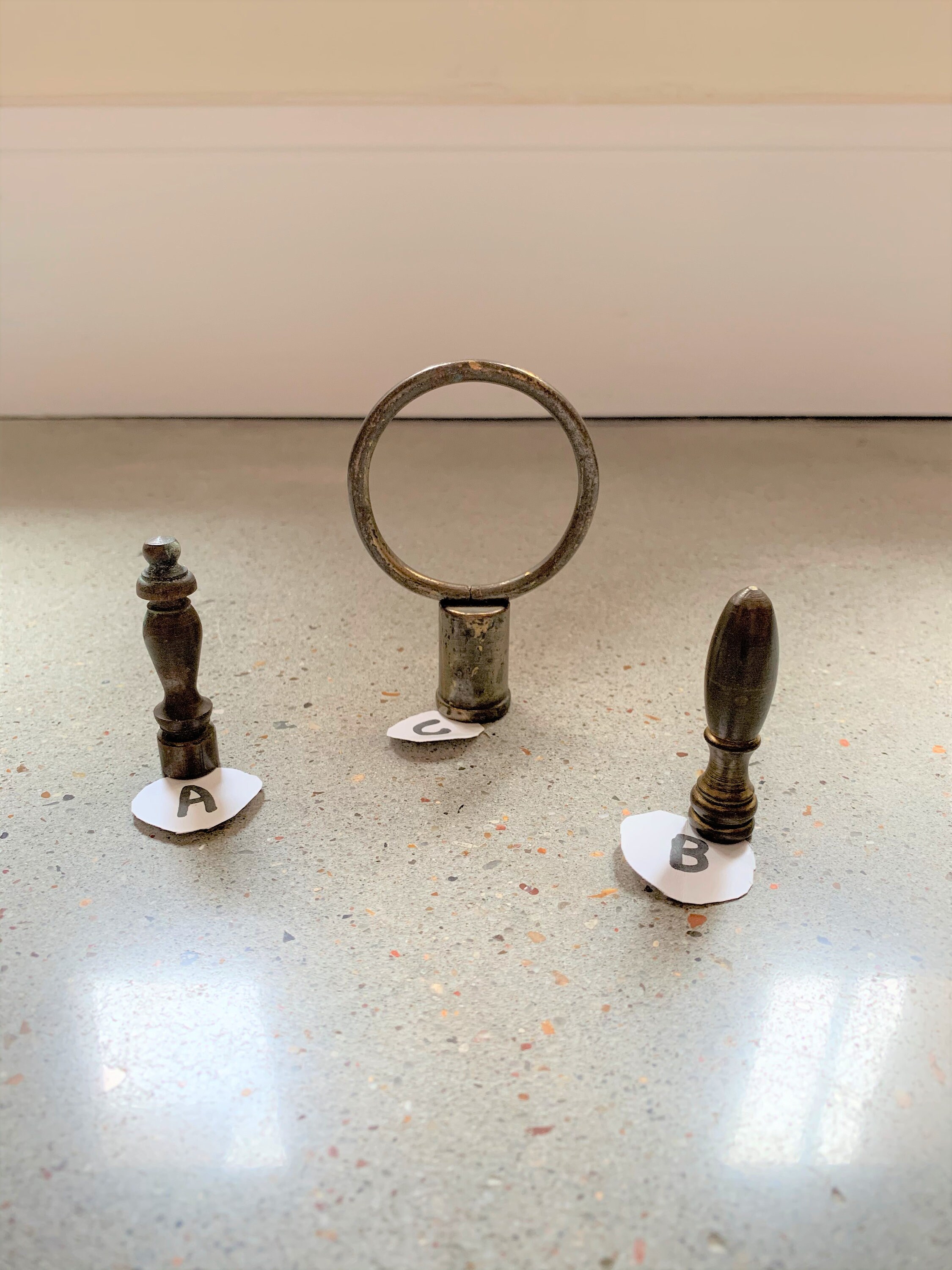 Vintage Lamp Finials/ Solid Brass Finials/ Assorted Lamp Etsy