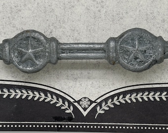 Star Aluminum Cabinet Pulls/Rustic, Forged, Texas Star, Western, Horseshoe- Style/Price per Pull