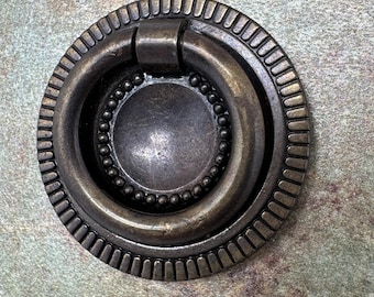 Hepplewhite Ring Pulls: 1964 Traditional, Colonial, Beaded, Etched Edging/Price per Pull