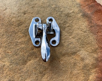 Mid-Century Chrome Cabinet Latches: Hoosier Ice Box Door Hardware