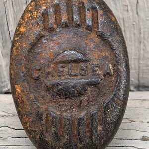 Rare Antique Cast Iron Chelsea PTO Knob: Truck Restoration, Vintage Industrial