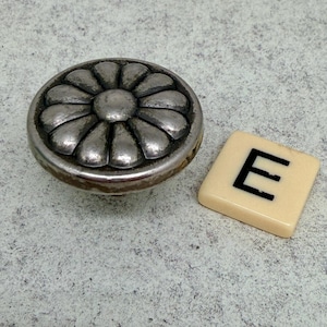 Assorted Single Cabinet Knobs: Celtic, Pewter, Beaded, Art Deco/Sold Individually E-Silver&BlackRelief