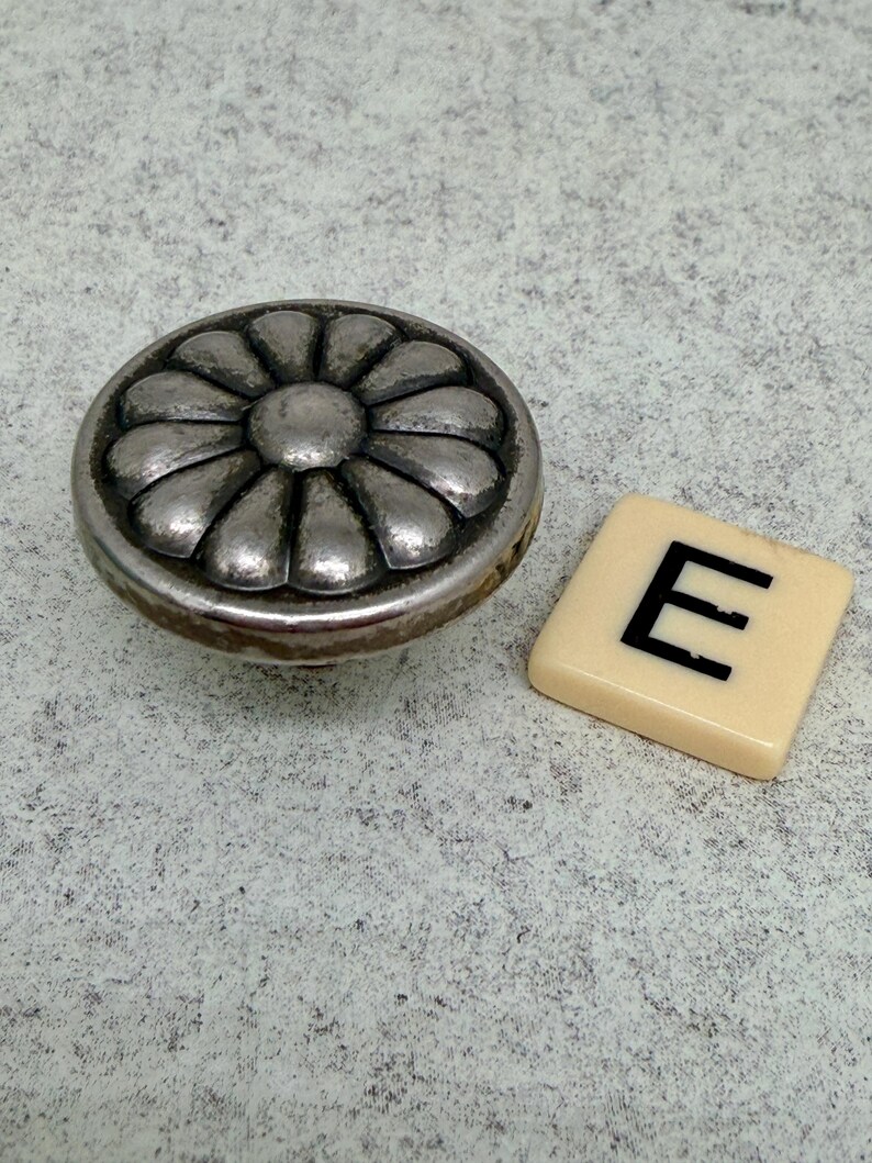 Assorted Single Cabinet Knobs: Celtic, Pewter, Beaded, Art Deco/Sold Individually E-Silver&BlackRelief