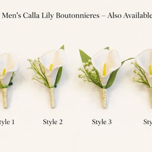Men’s Wedding Boutonniere  - Groom Buttonhole - Faux Floral Lapel Pin  - Groomsmen Boutonniere