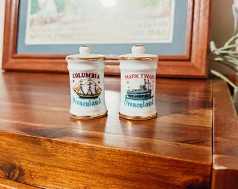 Vintage Disney Salz & Pfefferstreuer | Disney Sammlerstücke | Disneyland