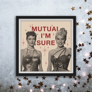 Wederzijds weet ik zeker dat Vintage White Christmas Quote Digital Print