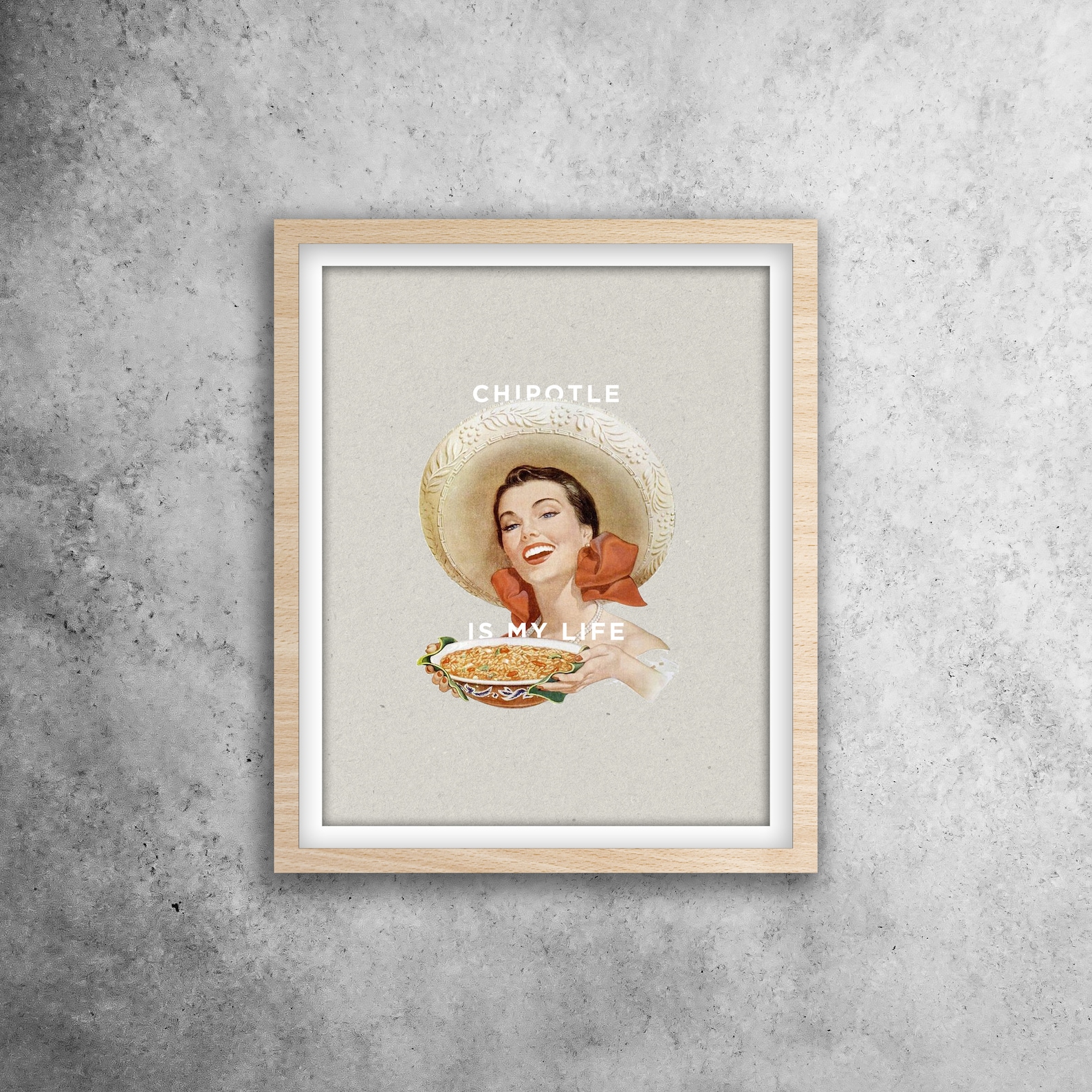 Chipotle is My Life Vintage Vine Digital Print Etsy