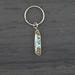 Etched Brass Knife Keychain| Abalone Pocketknife Keyring | Mini Knife ...