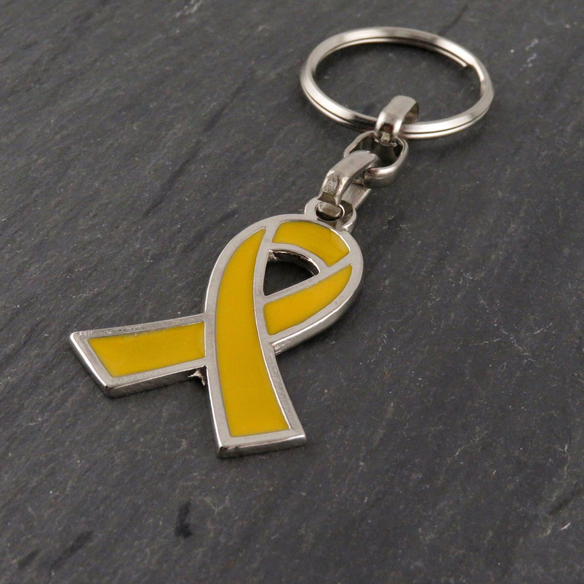★YEGG★Ribbon keyring Yellow Ribbon Keyring | Israel Hostages Keychain | October 7
