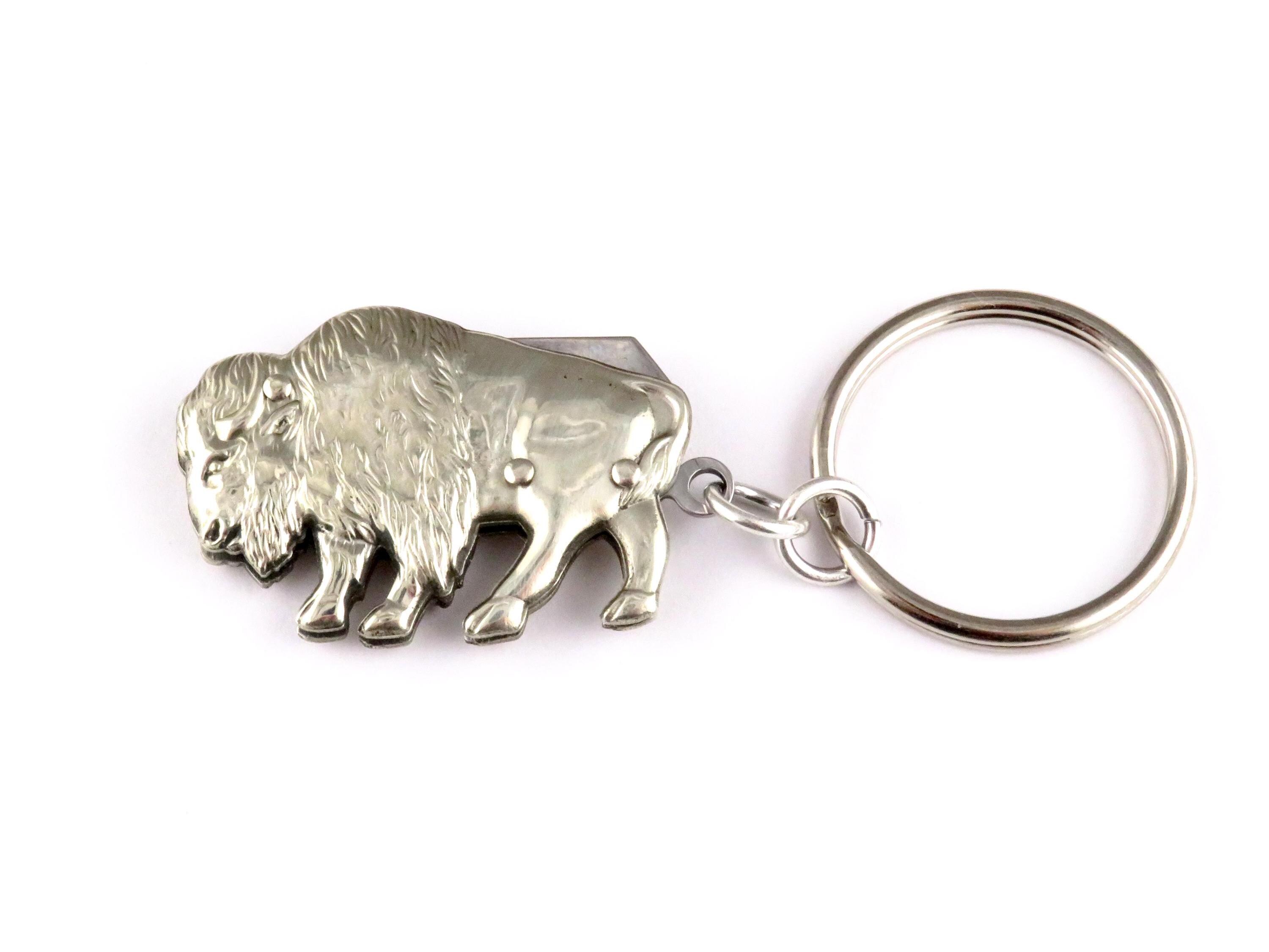 Buffalo Knife Keyring | Mini Knife Keychain | Cute Buffalo Gift ...