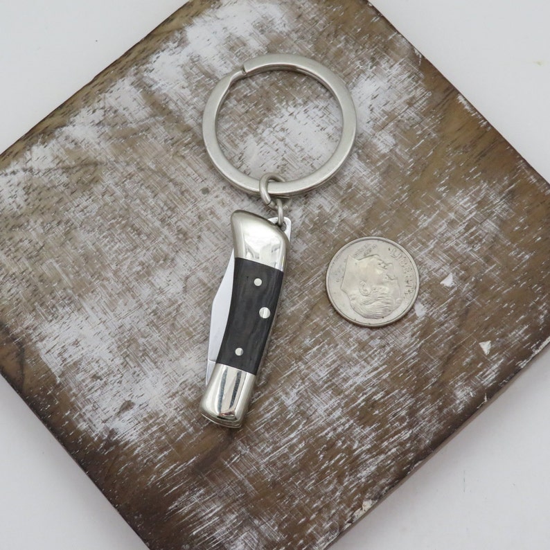 Mini Knife Keyring Keychain Knife Small Knife Keychain Etsy