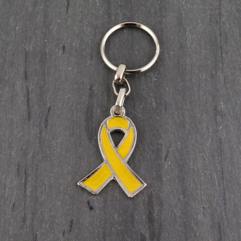 Yellow Ribbon Keyring Israel Hostages Keychain October 7 Keyring
