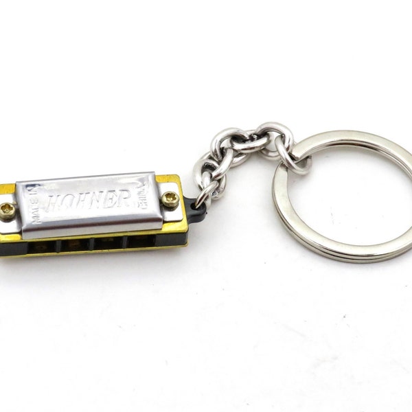 porte-clés harmonica | cadeau mini harmonica | porte-clés mini harmonica | cadeau pour mélomane