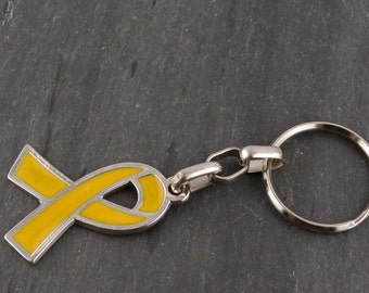Yellow Ribbon Keyring | Israel Hostages Keychain | October 7