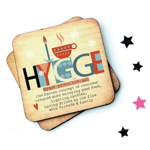 Hygge -  Rustic Wooden Coaster