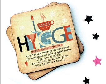 Hygge -  Rustic Wooden Coaster