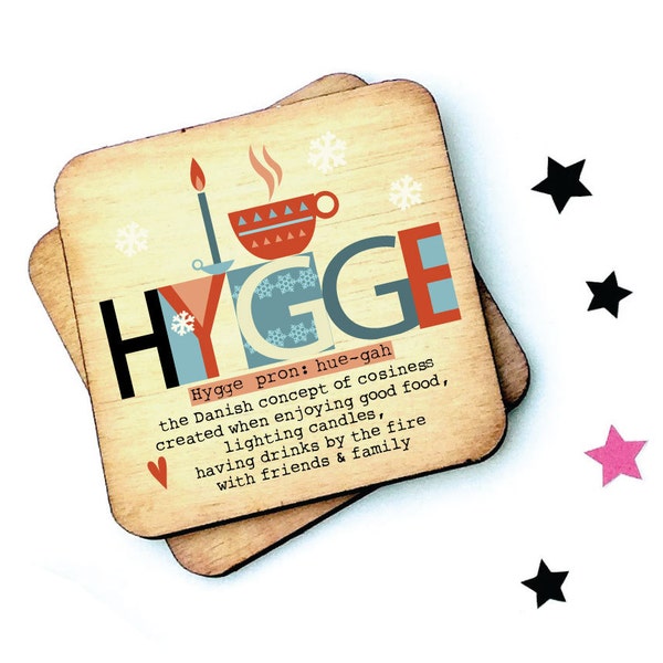 Hygge -  Rustic Wooden Coaster