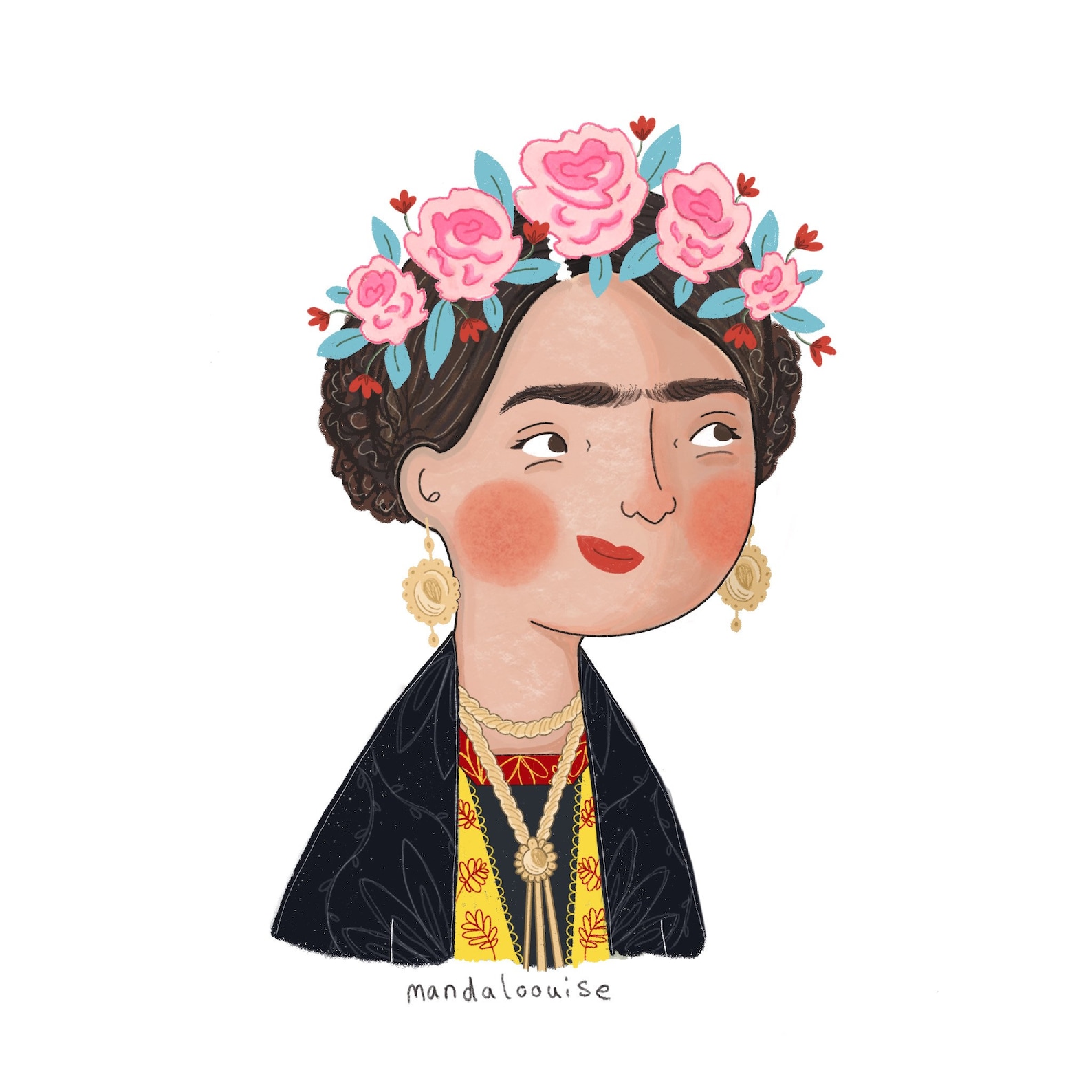 Frida Kahlo Feminism Women Throughout History A5 Art Print | Etsy