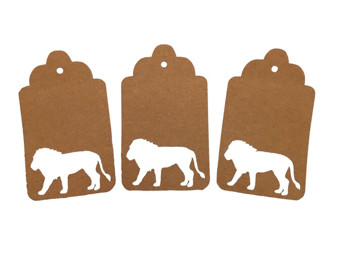 Lion Gift Tags | Etsy