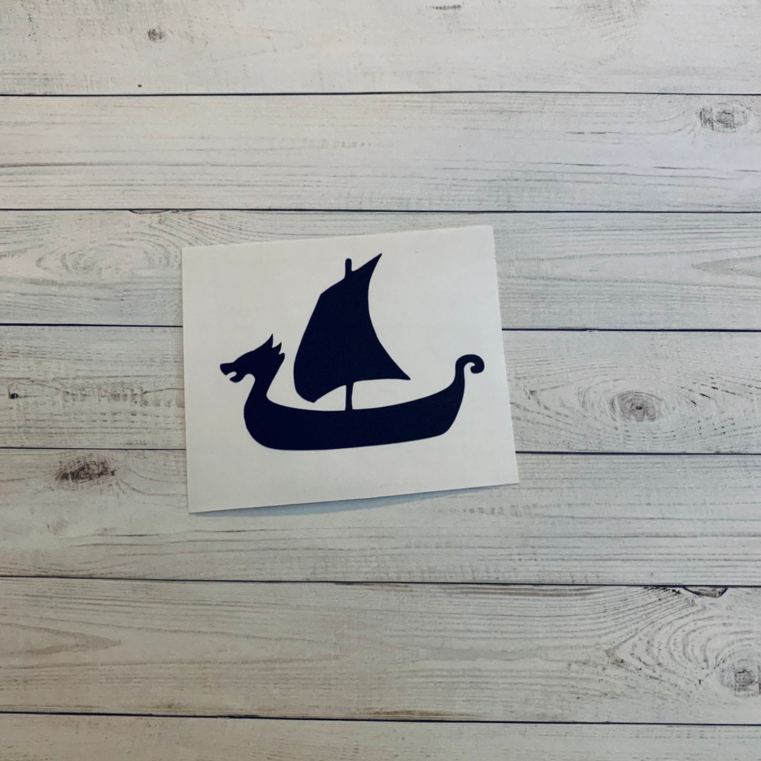 Viking Ship Decal Viking Ship Sticker Viking Ship Decoration Boat Decal Boat Sticker Ship Decal