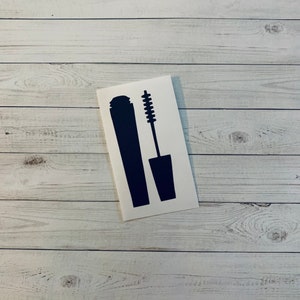 Mascara Decal | Mascara Vinyl Decal | Mascara Sticker | Mascara Decoration | Makeup Decal | Makeup Sticker | Mascara Decoration | Beauty