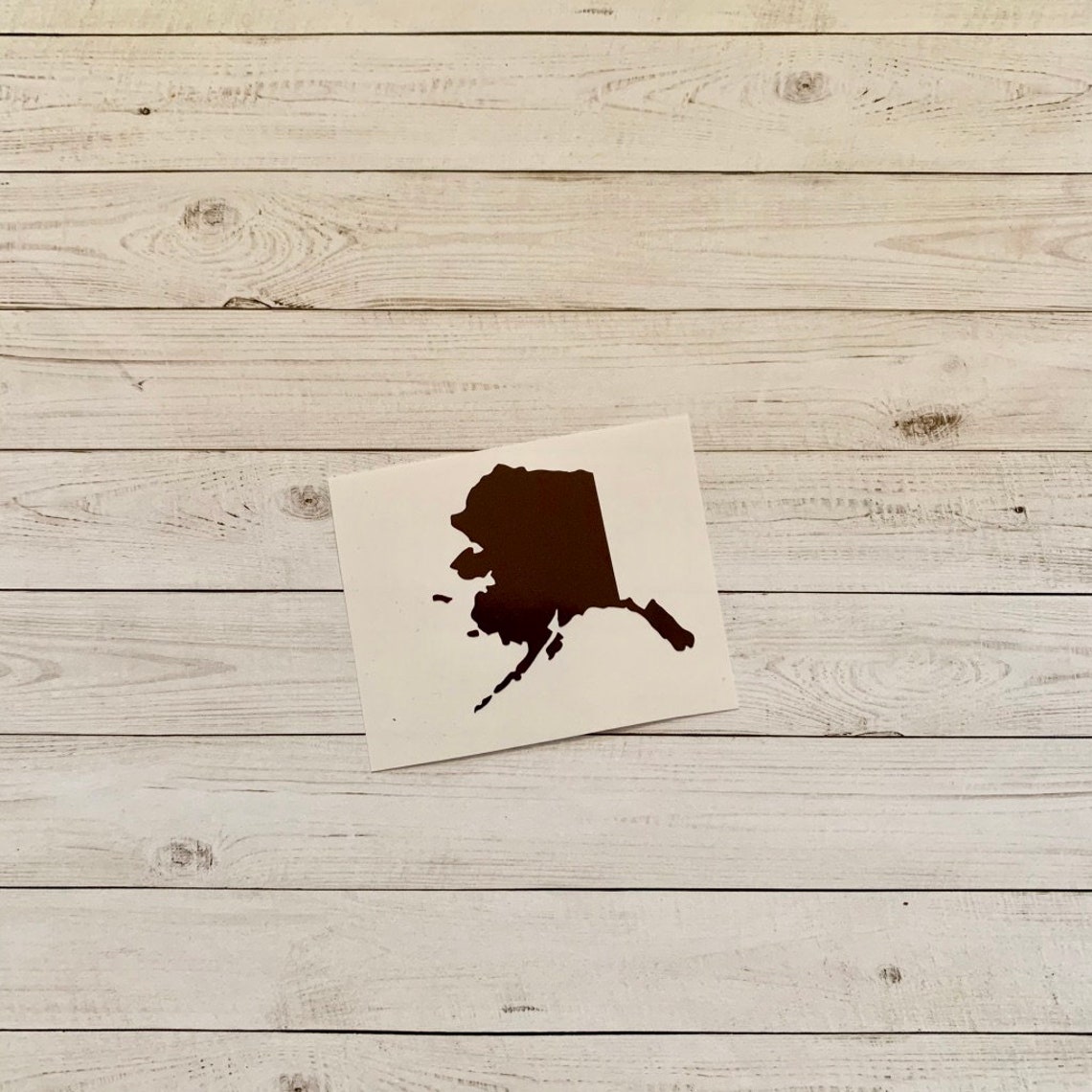 thumbnail image 2 of Alaska State Shaped Flag Sticker – Vinyl Decal – AK 2 of 6