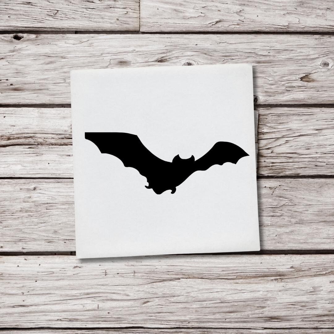 Bat Decal, Bat Vinyl Decal, Bat Sticker, Halloween Bat Decal, Flying ...