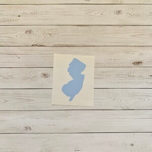 New Jersey State Decal | New Jersey Vinyl Decal | New Jersey Sticker | New Jersey Party Decor | New Jersey Decoration | New Jersey Home
