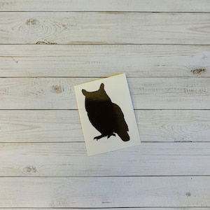 Owl Decal | Owl Vinyl Decal | Owl Sticker | Bird Sticker | Bird Decal | Bird Vinyl Decal | Animal Decal | Animal Sticker | Woodland Decal