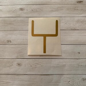 Goal Post Decal | Goal Post Vinyl Decal | Goal Post Sticker | Football Sticker | Football Decal | Football Decoration | Football Theme |