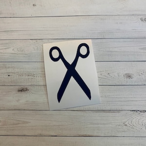 Scissors Decal | Scissors Vinyl Decal | Scissors Sticker | Sewing Decal | Sewing Sticker | School Supplies Decal | Craft Decal | Crafts