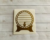 Barrel Decal Barrel Sticker Barrel Vinyl Decal Keg Decal Keg Sticker Beer Decoration Beer Barrel Decal Whisky Barrel Decal