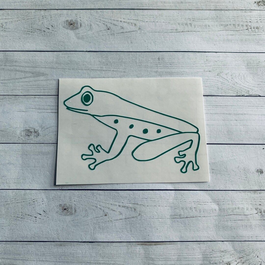 Frog Decal Frog Sticker Frog Vinyl Decal Tree Frog Decal Etsy