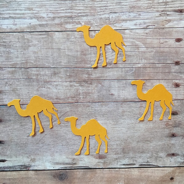 Camel  Confetti | Camel Cut Outs | Camel Decorations | Desert Theme | Animal Confetti | Animal Party Supplies | Table Scatter | Favors