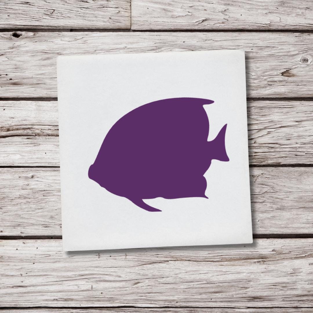 Angel Fish Decal, Angle Fish Vinyl Decal, Angel Fish Sticker, Ocean ...