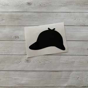 Detective Hat Decal | Detective Hat Vinyl Decal | Detective Hat Sticker | Detective Decal | Detective Theme | Detective Decoration Hat Decal