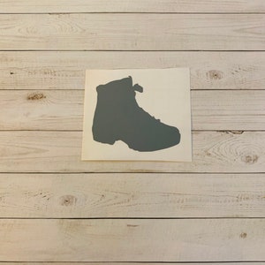 Hiking Boot Decal | Boot Decal | Boot Sticker | Shoe Decal | Shoe Sticker | Shoe Vinyl Decal | Hiking Decal | Hiking Sticker  Outdoors Decal