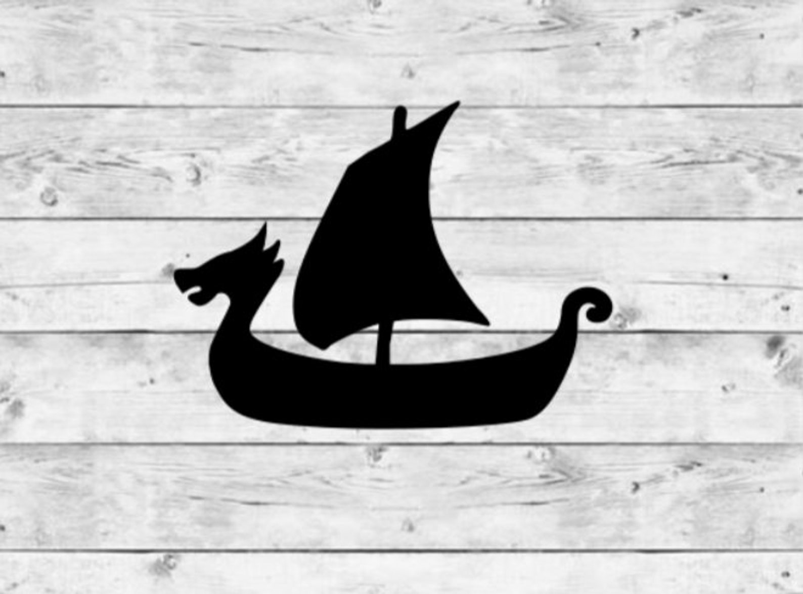 Viking Ship Decal Viking Ship Sticker Viking Ship Etsy