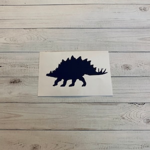 Dinosaur Decal | Dinosaur Vinyl Decal | Dinosaur Sticker | Dinosaur Decoration | Stegosaurus Decal | Stegosaurus Sticker | Car Decal