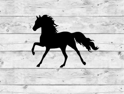 Mustang Horse Decal Mustang Horse Sticker Horse Decoration | Etsy