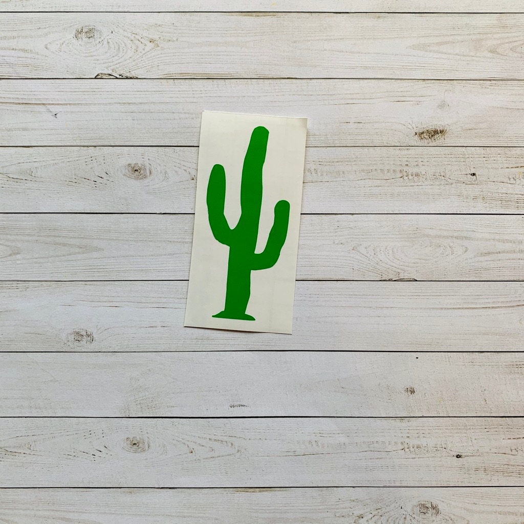 Saguaro Cactus Decal Saguaro Sticker Cactus Decal Cactus Etsy