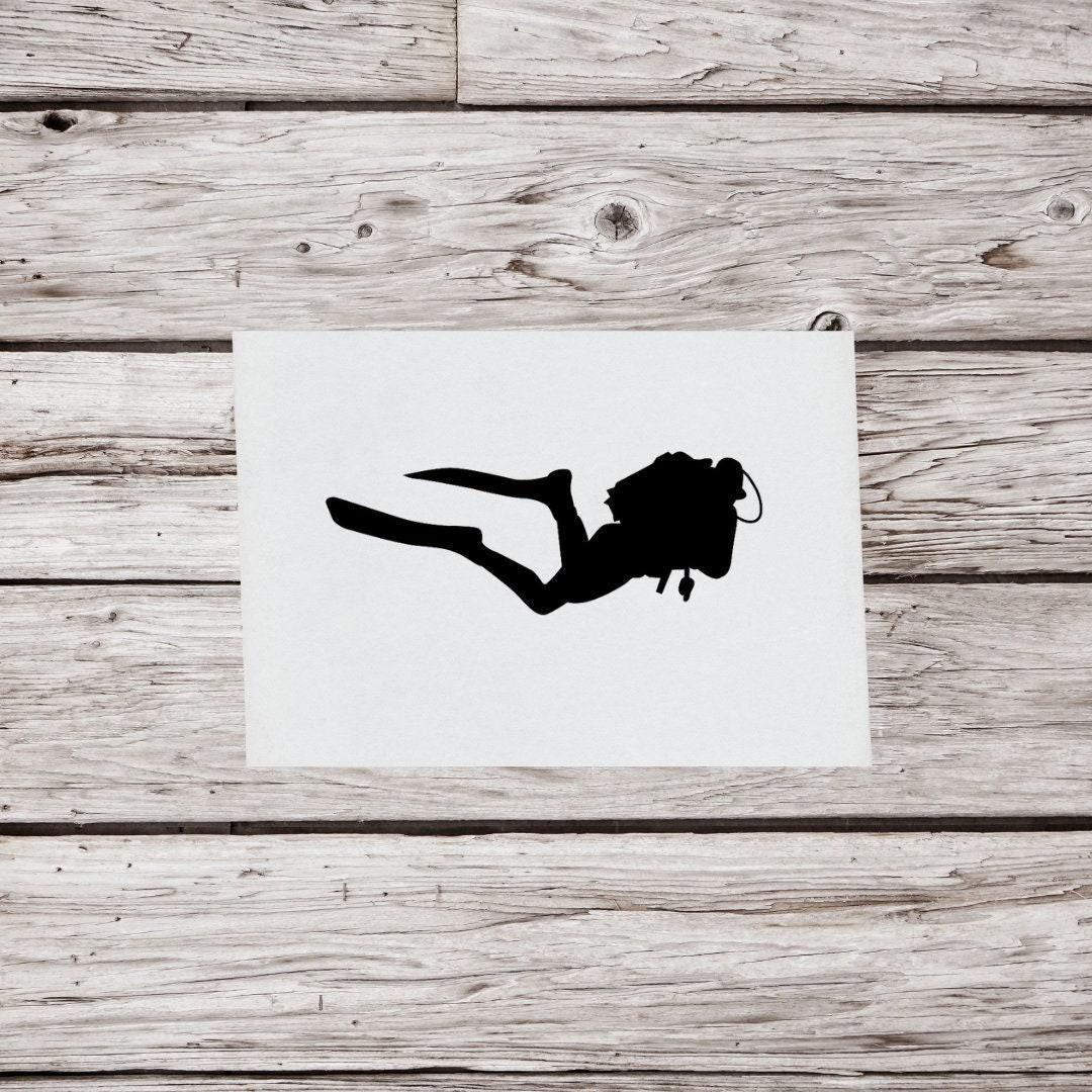 Dive Board Sticker Diver Decal | Diving Decal | Scuba Decal | Scuba Diving Decal | Diving ...