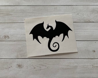 Dragon Decal | Dragon Vinyl Decal | Dragon Sticker | Dragon Decoration | Dragon Theme | Dragon Party | Monster Decal | Myth Decal | Vinyl